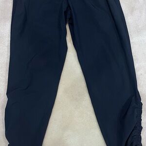Navy Ruched Athletic Pants